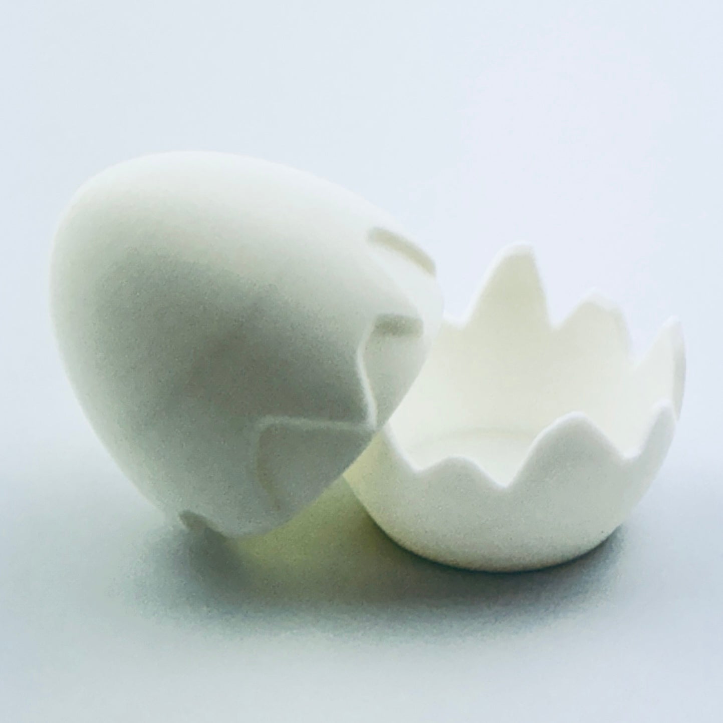 3d printed chick egg - white