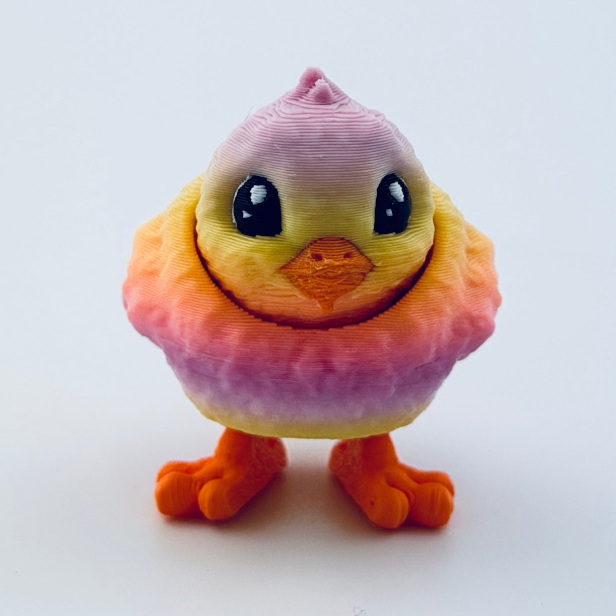 3d printed chick - closed mouth