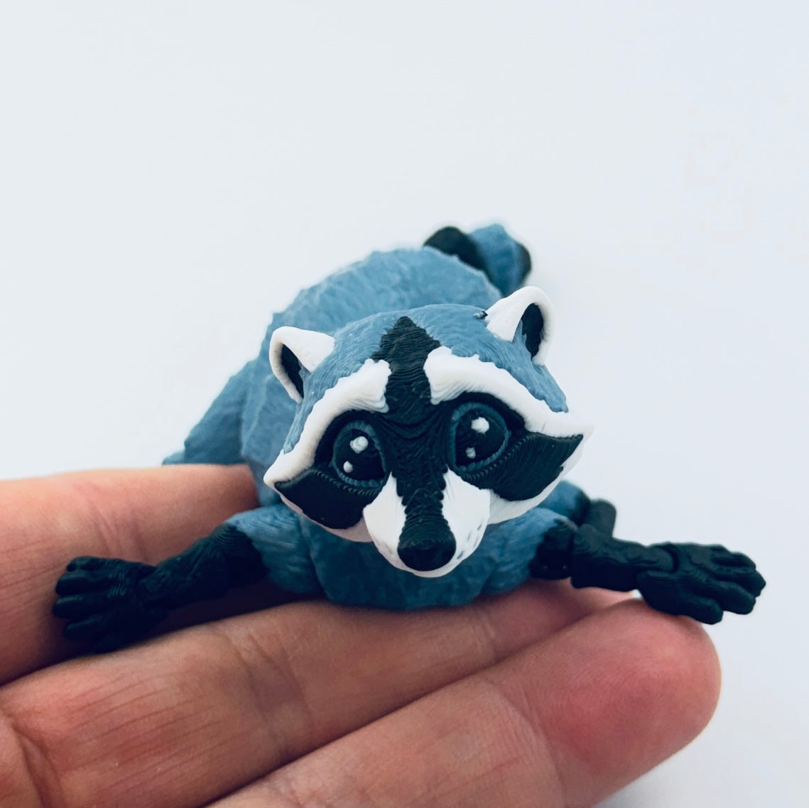 3d printed mini racoon - view 4