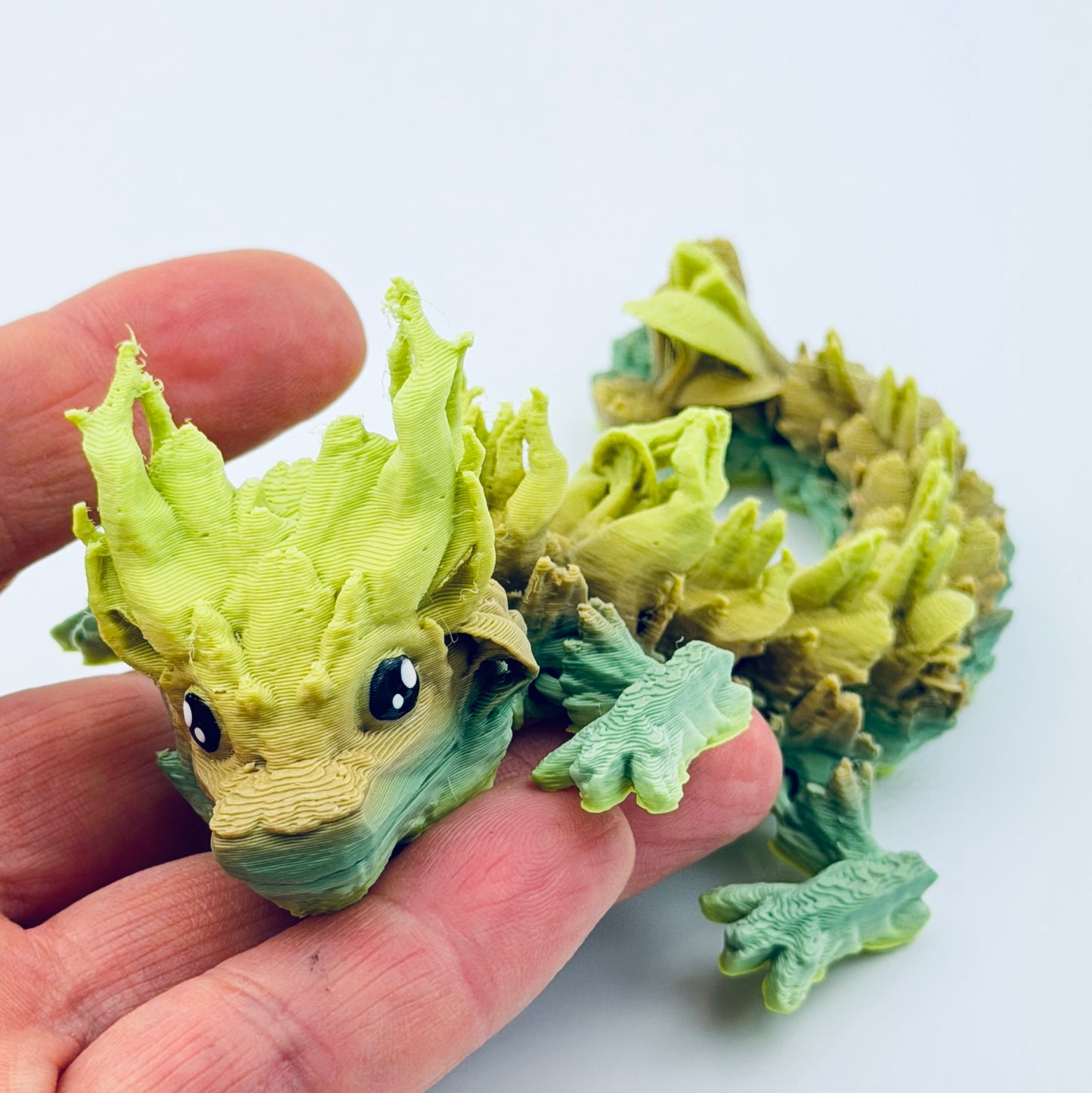 3d printed baby woodlands dragon - lifestyle
