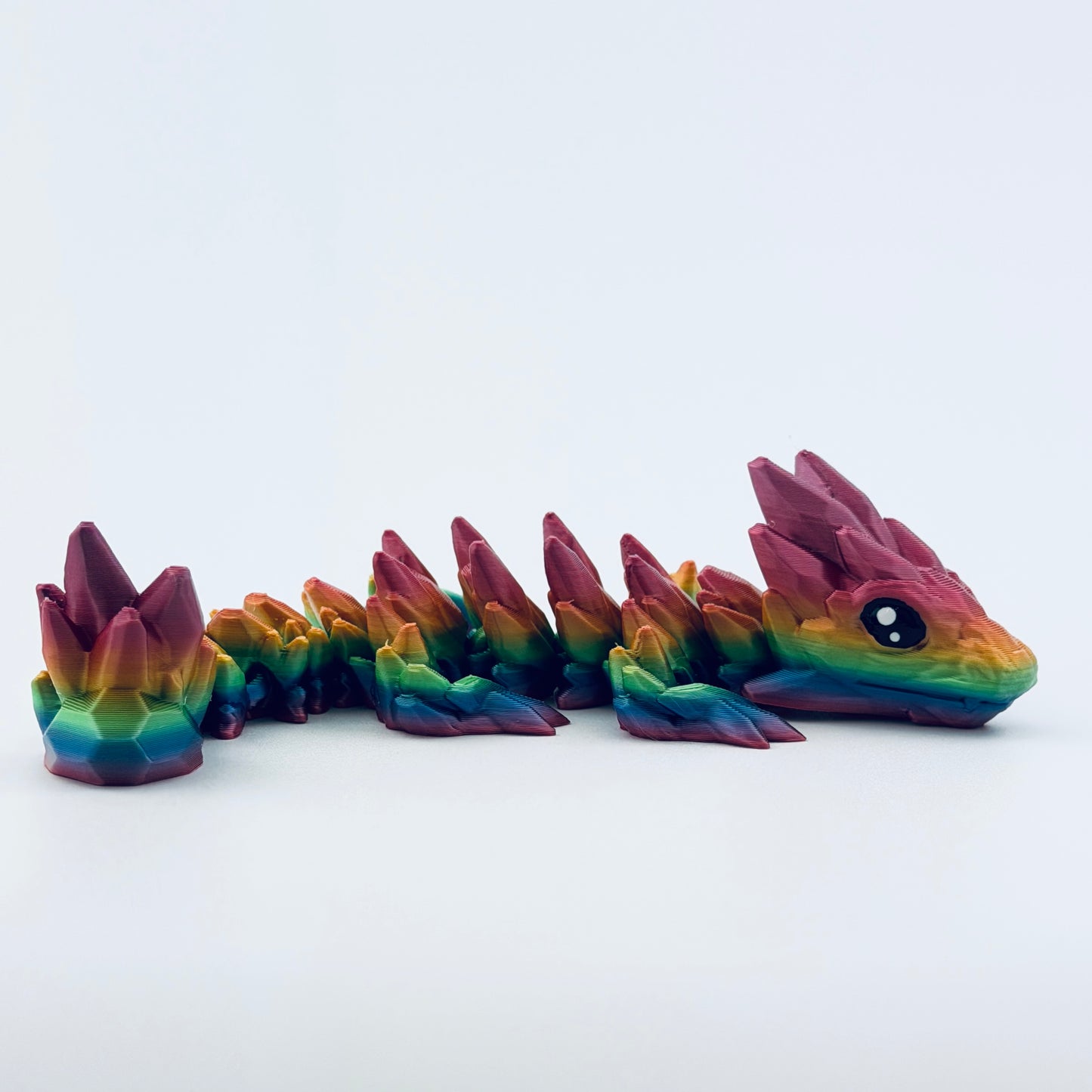 3d printed baby gemstone dragon - rainbow2