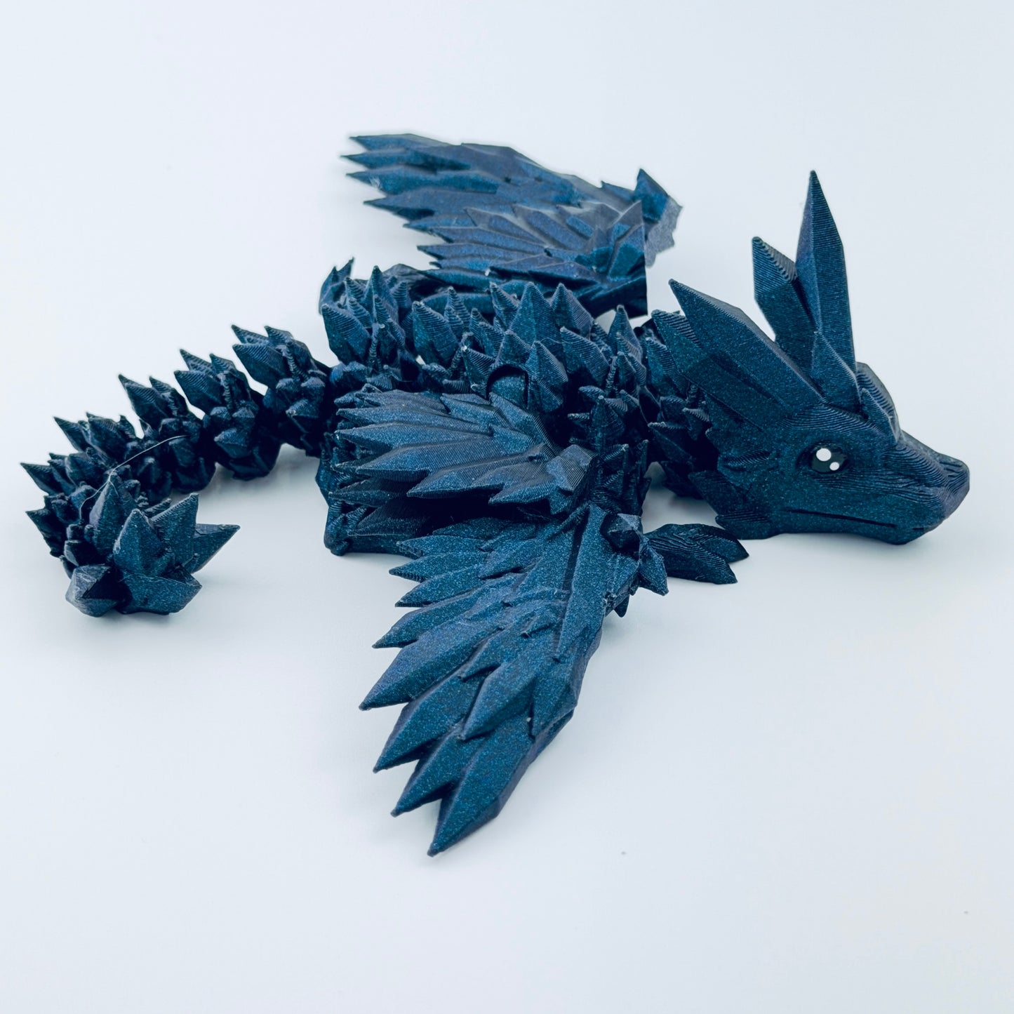 baby crystalwing dragon - titanium
