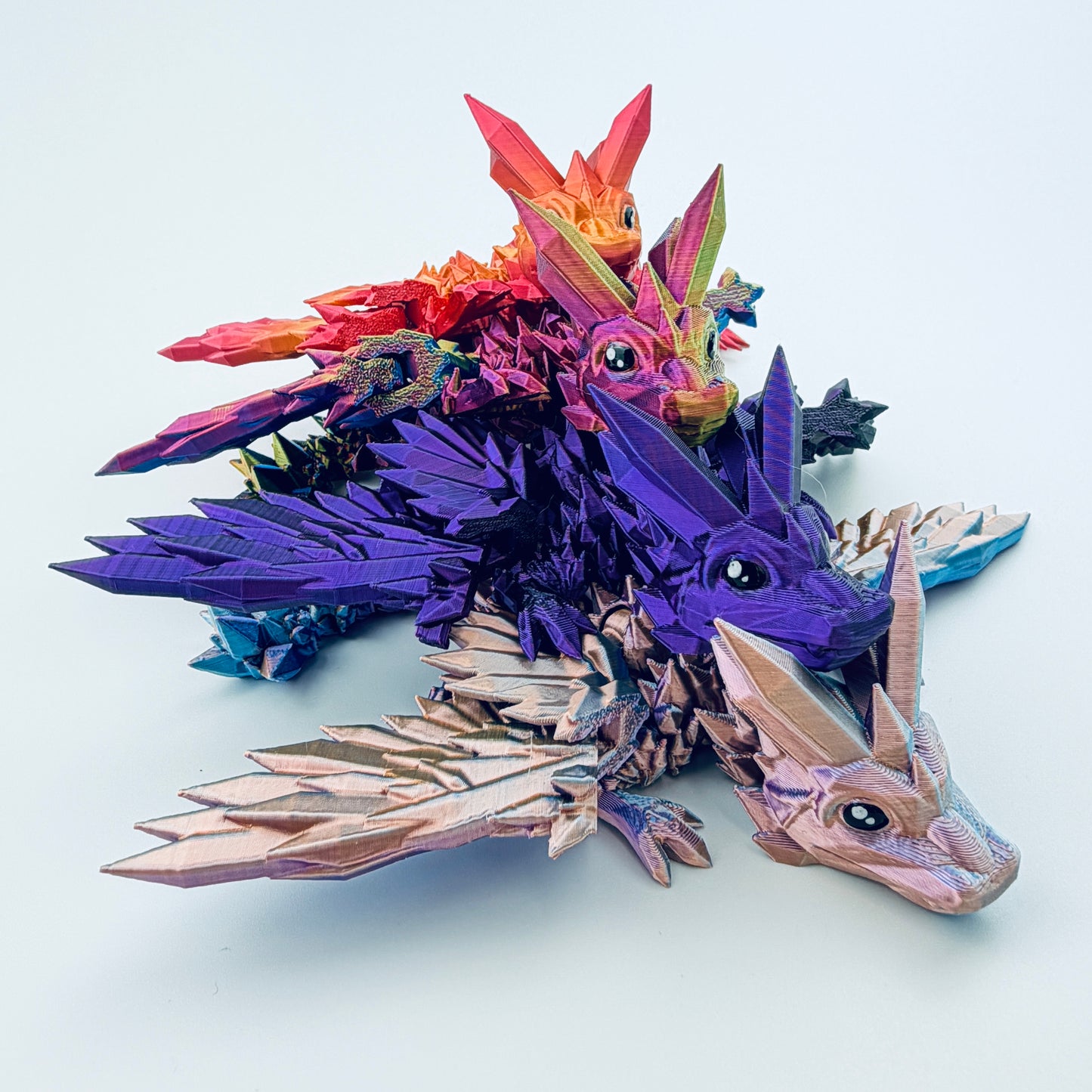 stacked baby crystalwing dragons