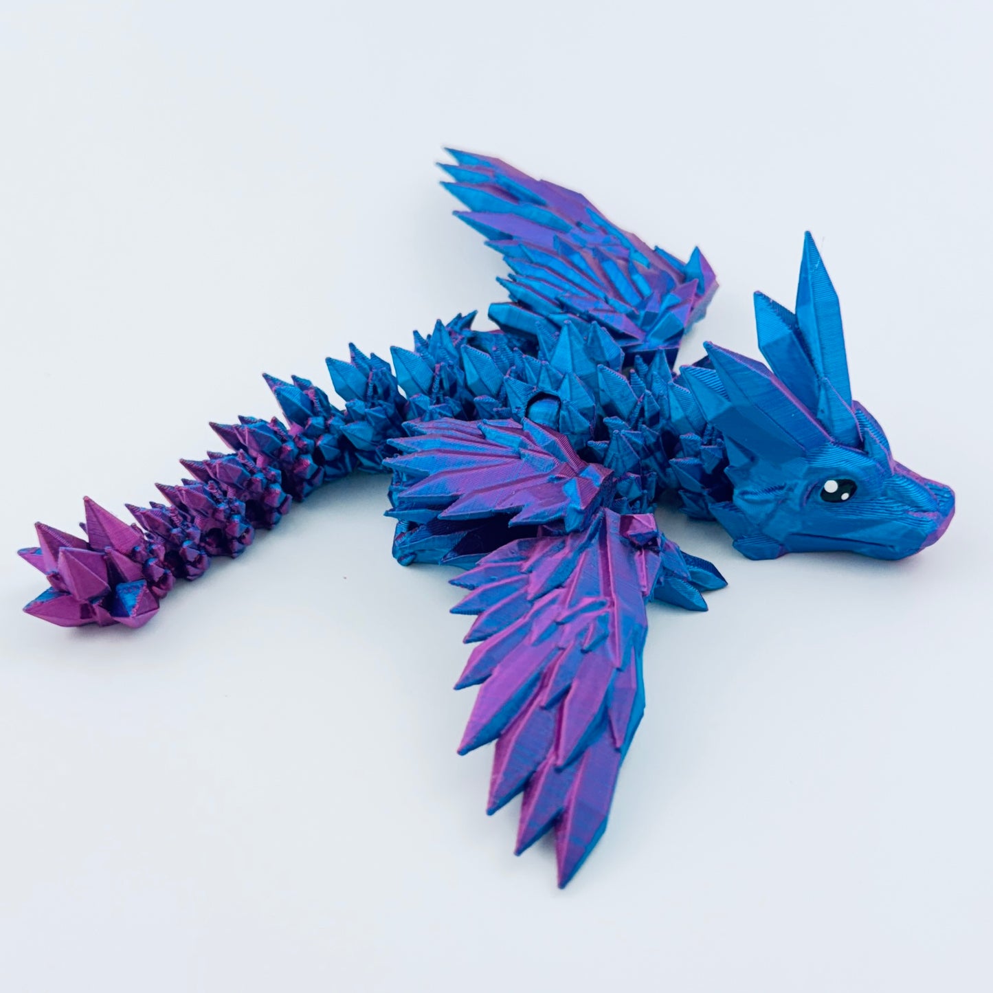 baby crystalwing dragon - pink/blue