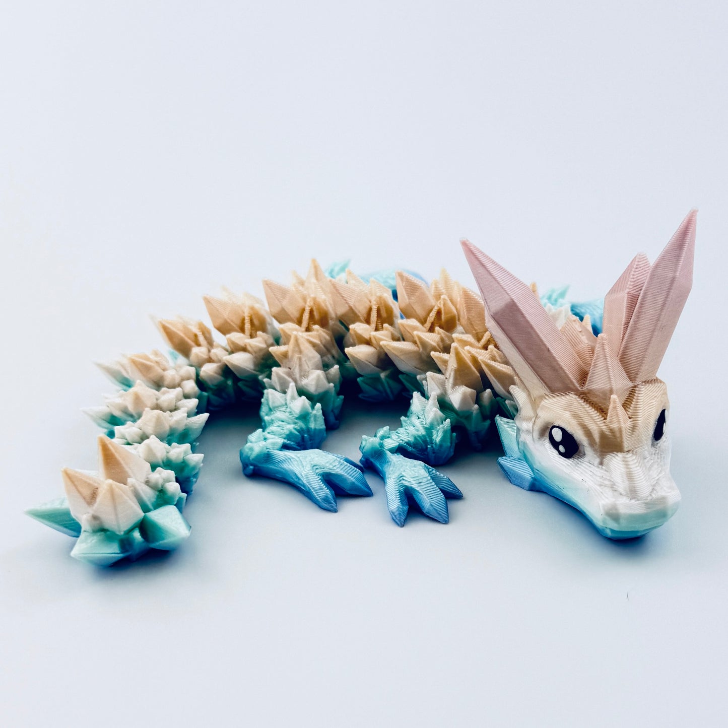 baby crystal dragon - pearly rainbow