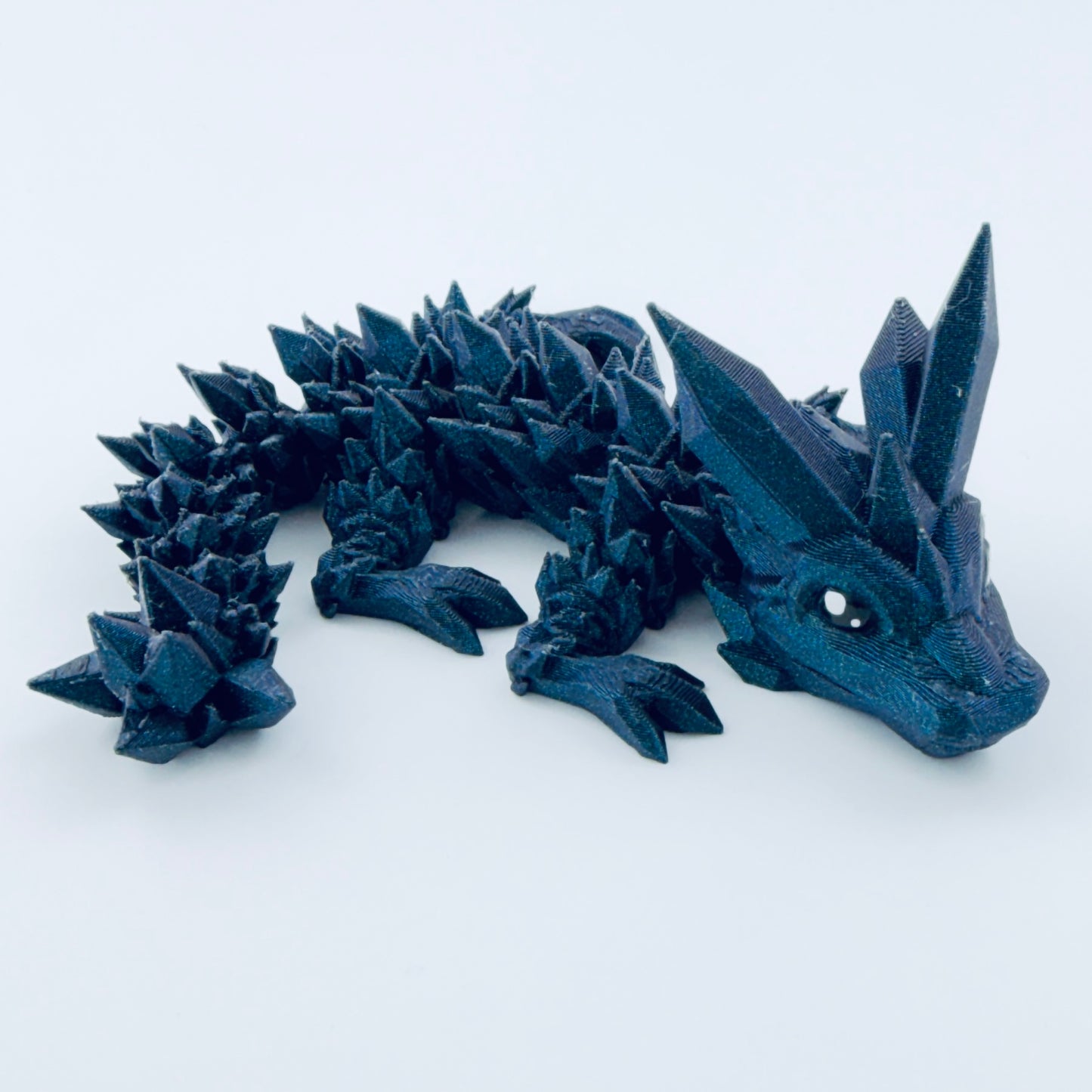 baby crystal dragon - titanium