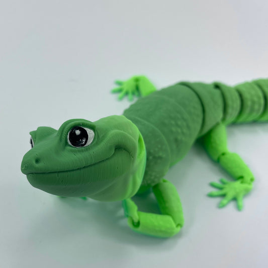 3d printed Leo Gecko - View 2
