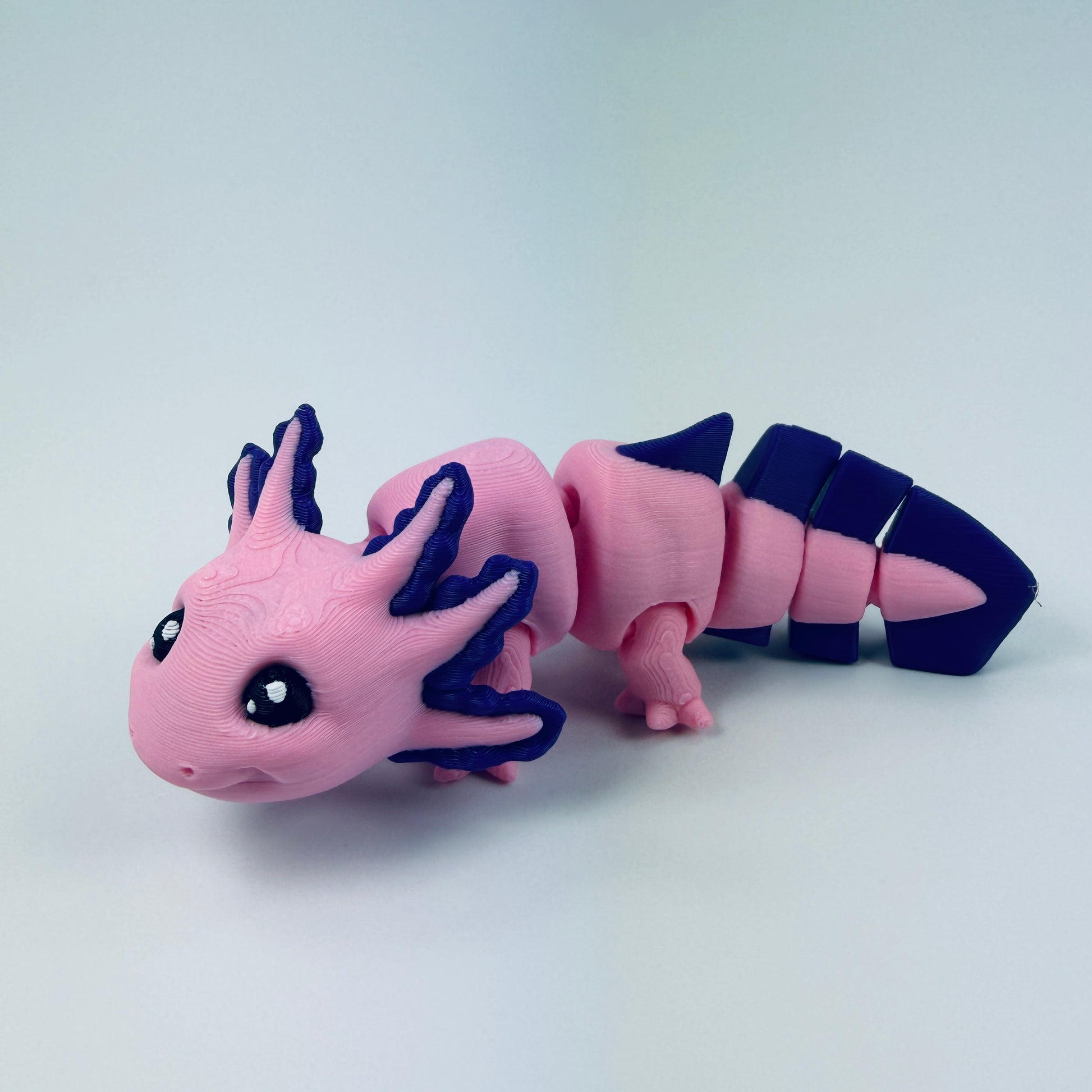 3d printed Axolotls - various sizes, styles including key ring - View 31