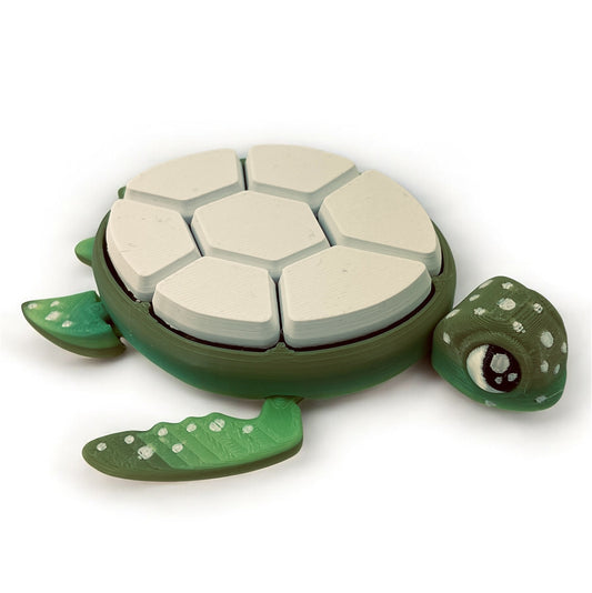 3d printed Sea Turtle fidget clicker - View 2