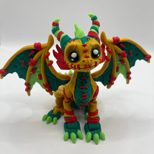 Creepy Stuffed Dragon -  each one unique!