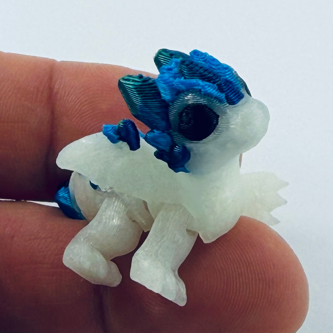 Teeny Tiny Glow in dark dragon