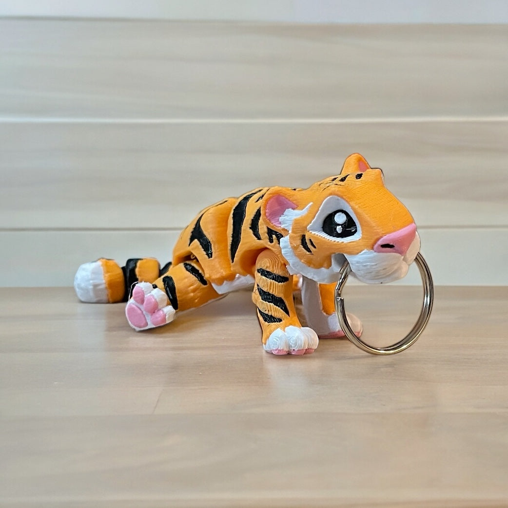 Tiger - various styles, including key ring