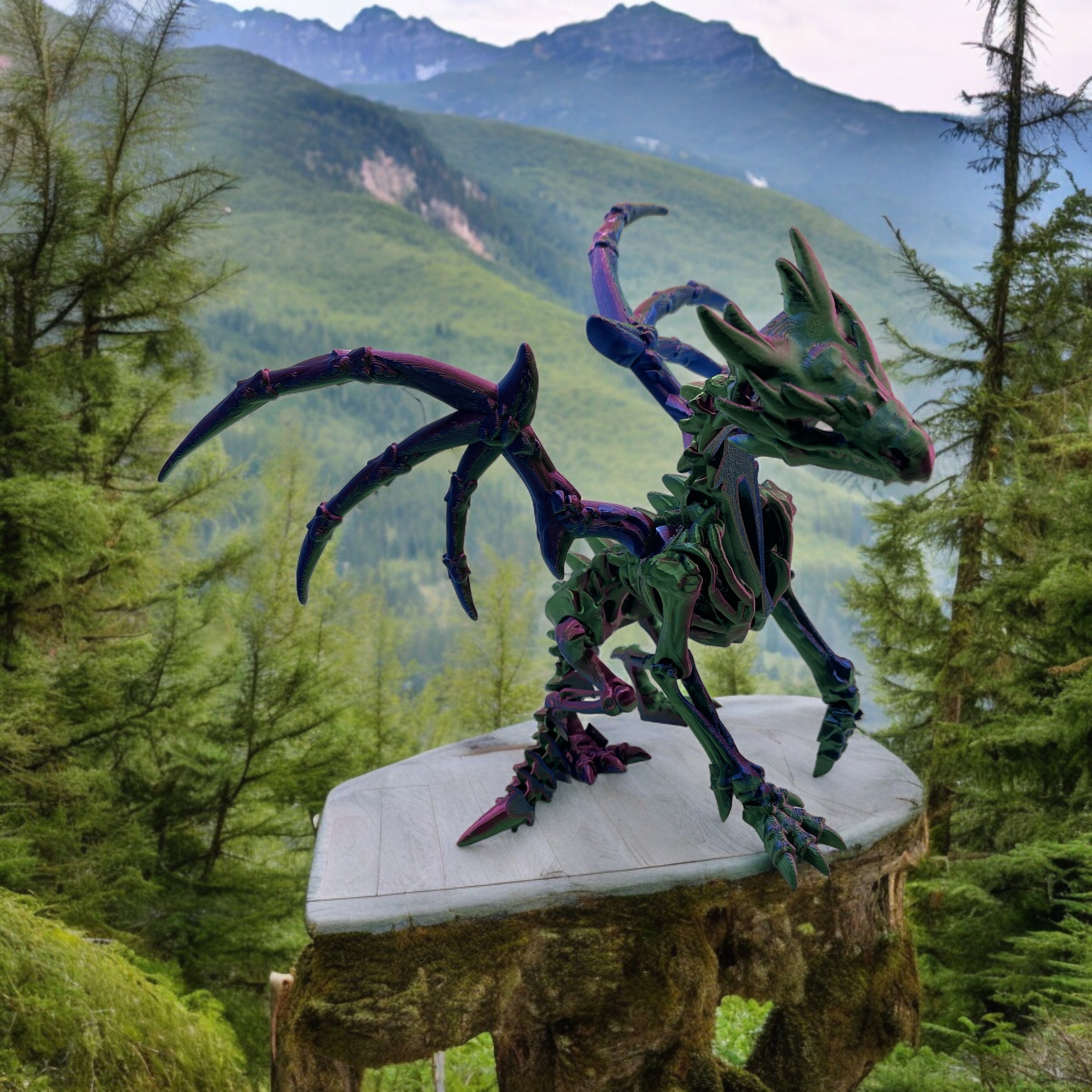 3D Printed Wraithwing Dragon - NZ made – 3D Fantasy