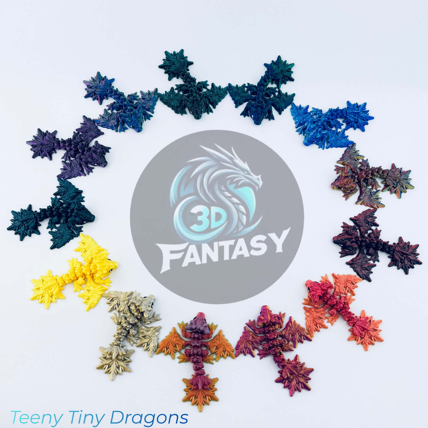 3d fantasy teeny tiny dragons
