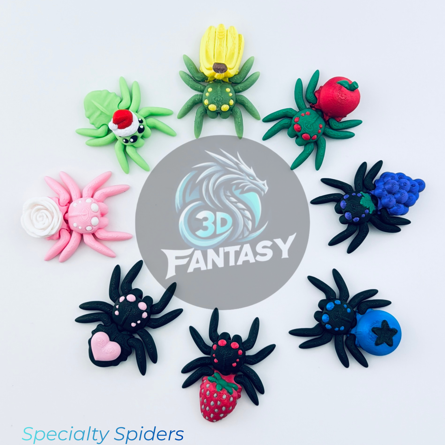 3d fantasy specialty spider collection